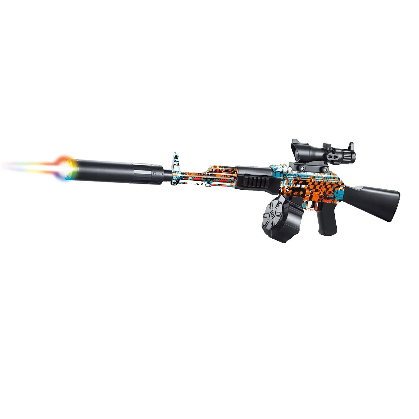 18.8Inch Graffiti Orby Gun AK47 With Tracer
