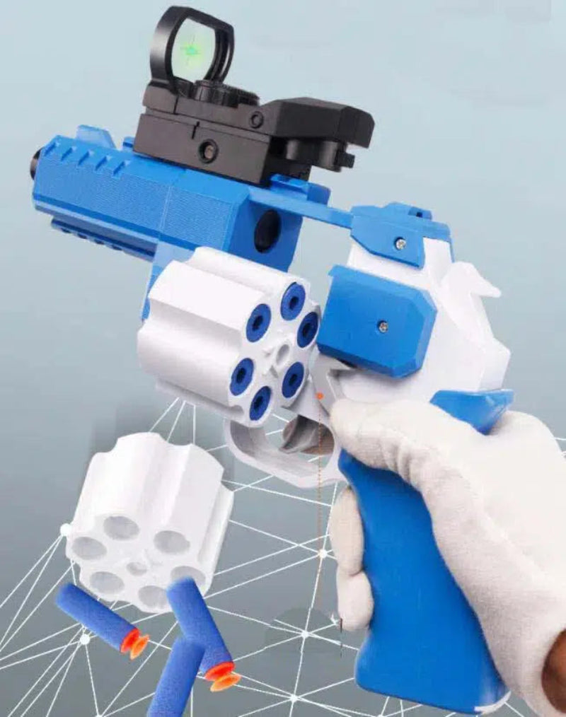 357 Revolver With Holographic Dot Sight Nerf Pistol