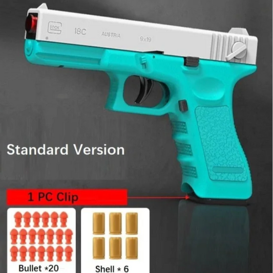 Automatic Shell Ejection Nerf Glock 18 Pistol