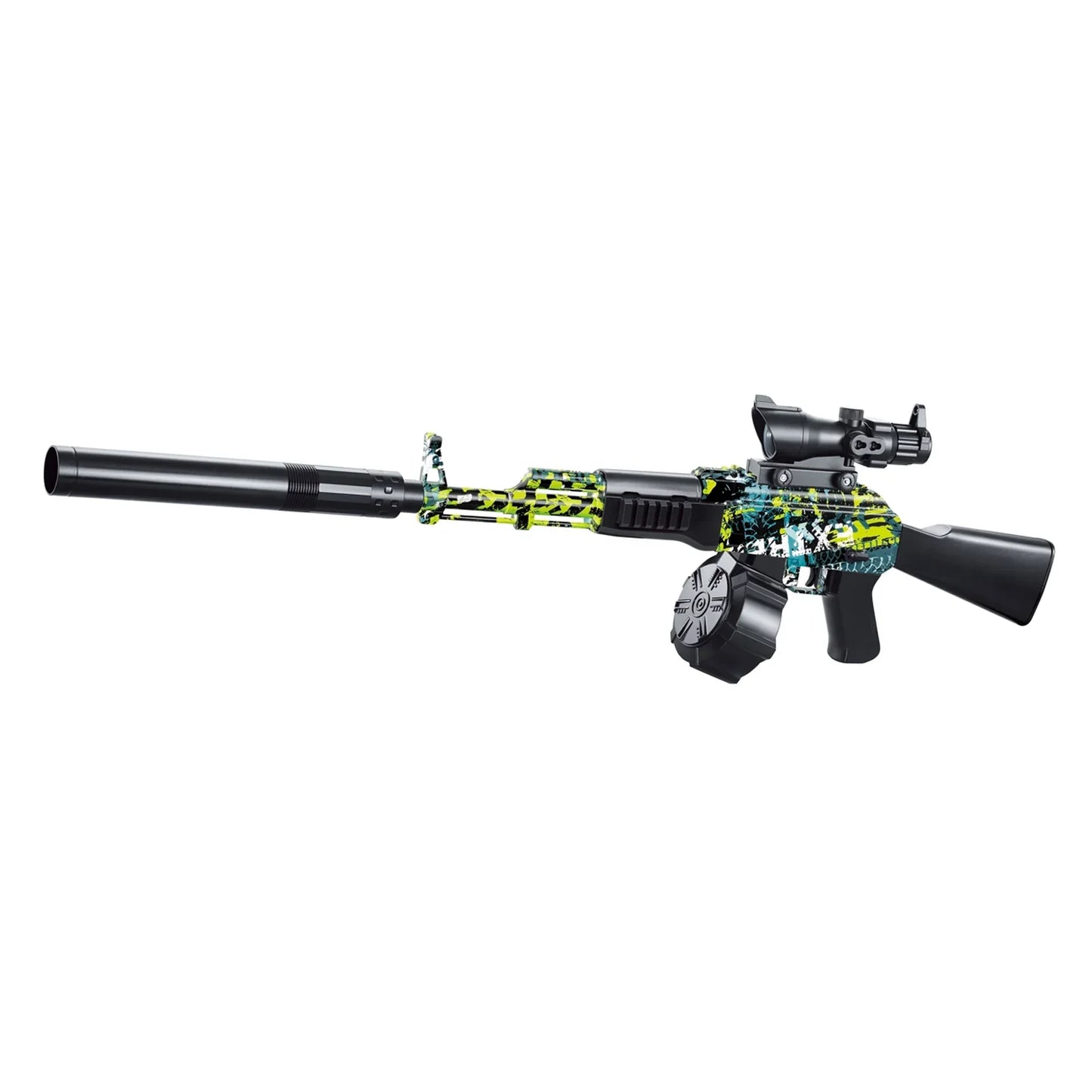 18.8Inch Graffiti Orby Gun AK47 With Tracer