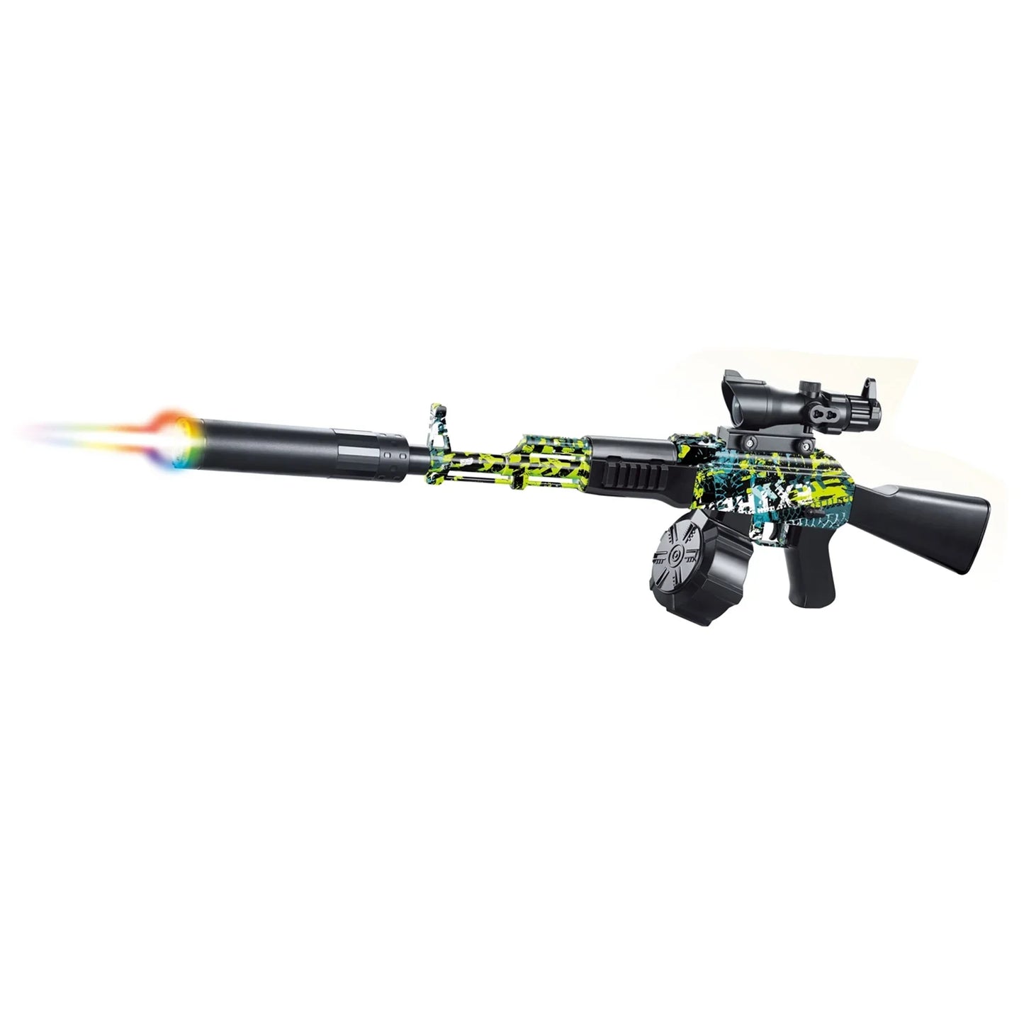 18.8Inch Graffiti Orby Gun AK47 With Tracer