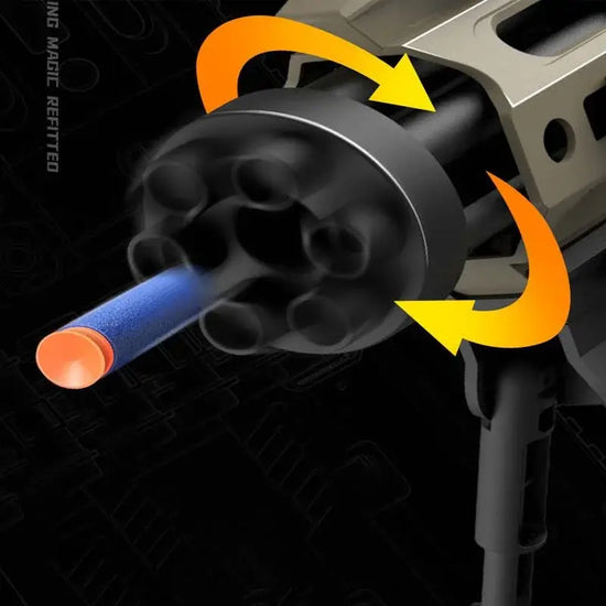 Chain Gun HK416 Motorized Nerf Rifle