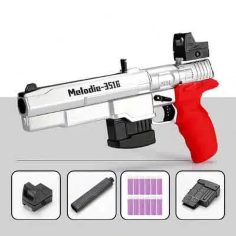 Cyberpunk Malorian Arms 3516 Metal Nerf Pistol