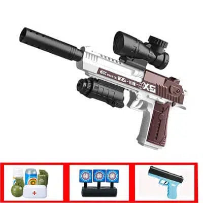 Desert Eagle Pistol Orby Gun With Target Set