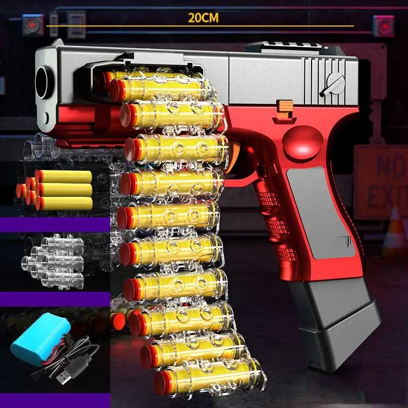 Belt Fed Dual Mode Shooting Glock Nerf Pistol