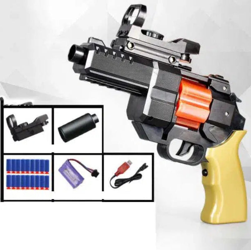 357 Revolver With Holographic Dot Sight Nerf Pistol