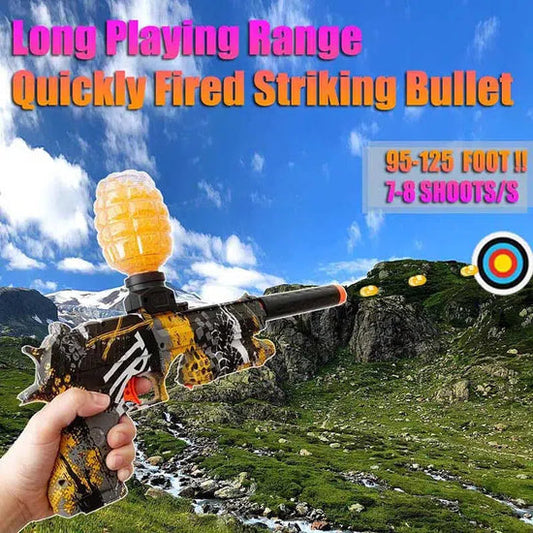 Graffiti Desert Eagle Gel Blaster Pistol With hopper Fed