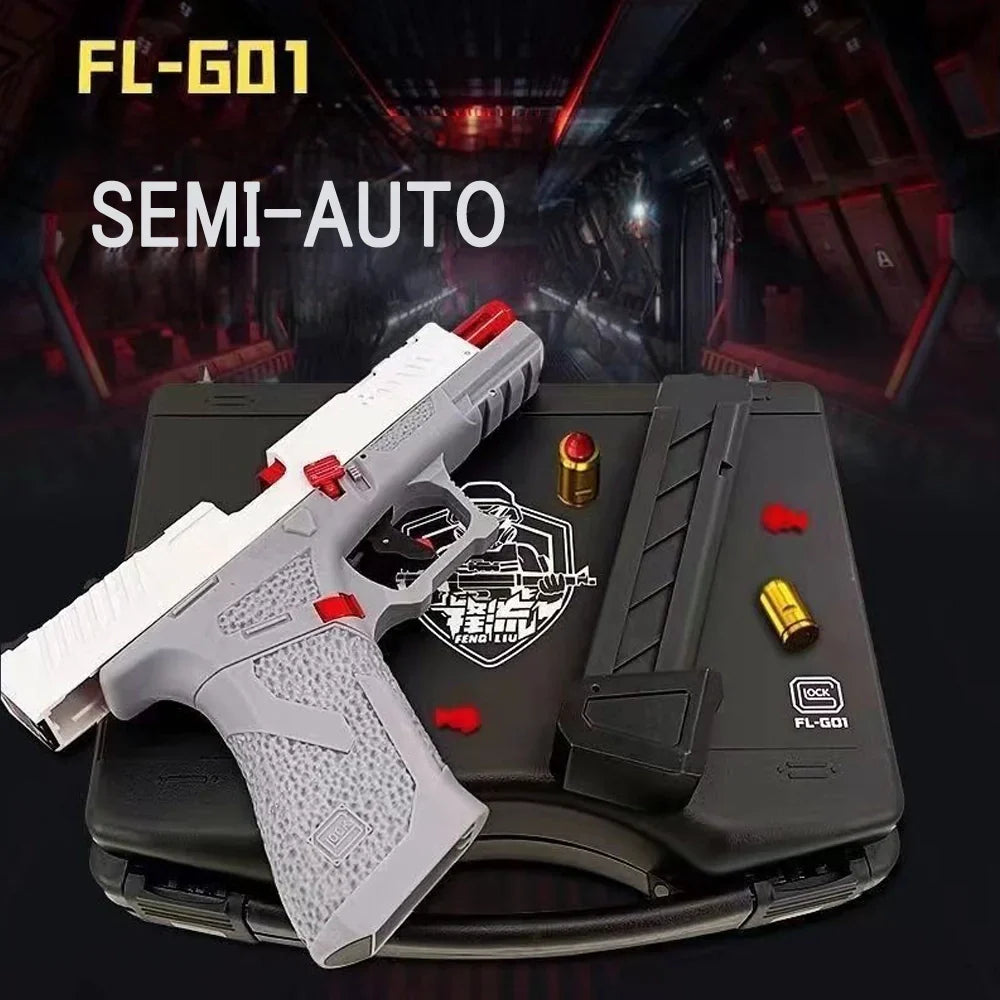 FL-G01 Glock 17 Nylon Semi Auto Nerf Pistol