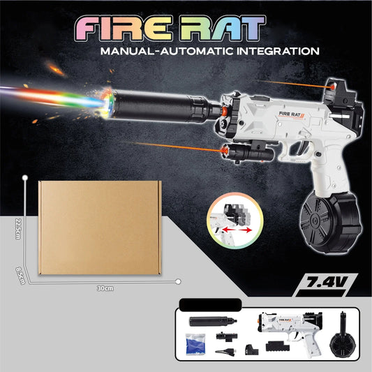 Fire Rat Drum Gel Blaster Pistol With Tracer