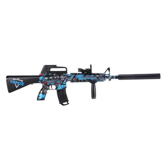 Cool Graffiti M16 Gel Blaster Rifle With Silencer