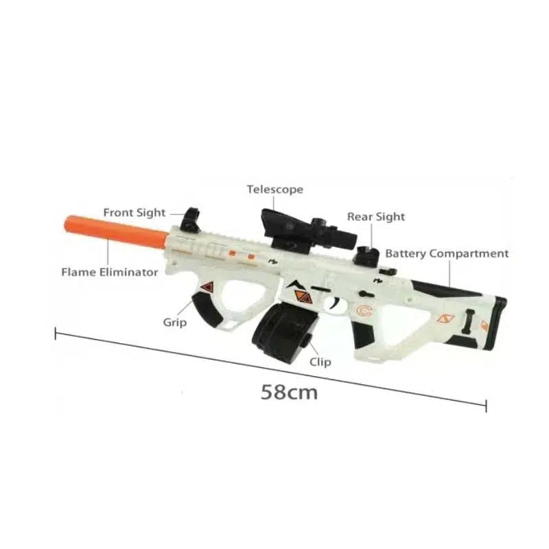 M4 Dual Modes Rifle Orbeez Gun With Drum Mag
