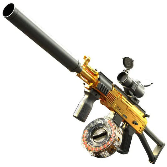 HD AK74U Toy Gun Shell Ejecting Nerf Rifle