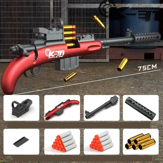 K-31 Shell Ejecting Bolt Action Nerf Rifle