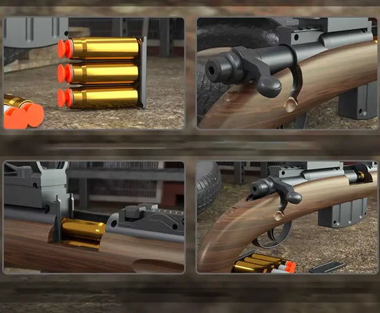 K-31 Shell Ejecting Bolt Action Nerf Rifle