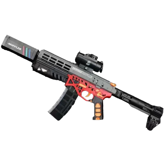 HD MK6 Skeleton Gel Blaster Rifle With Smoke Tracer