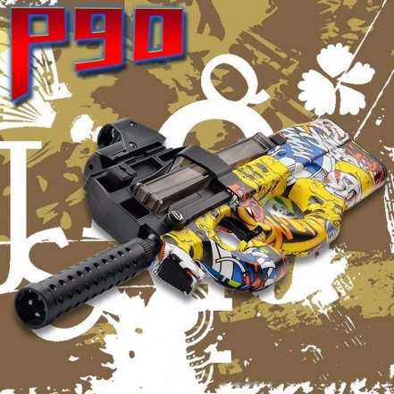 Dual Modes Graffiti P90 SMG Orbeez Gun