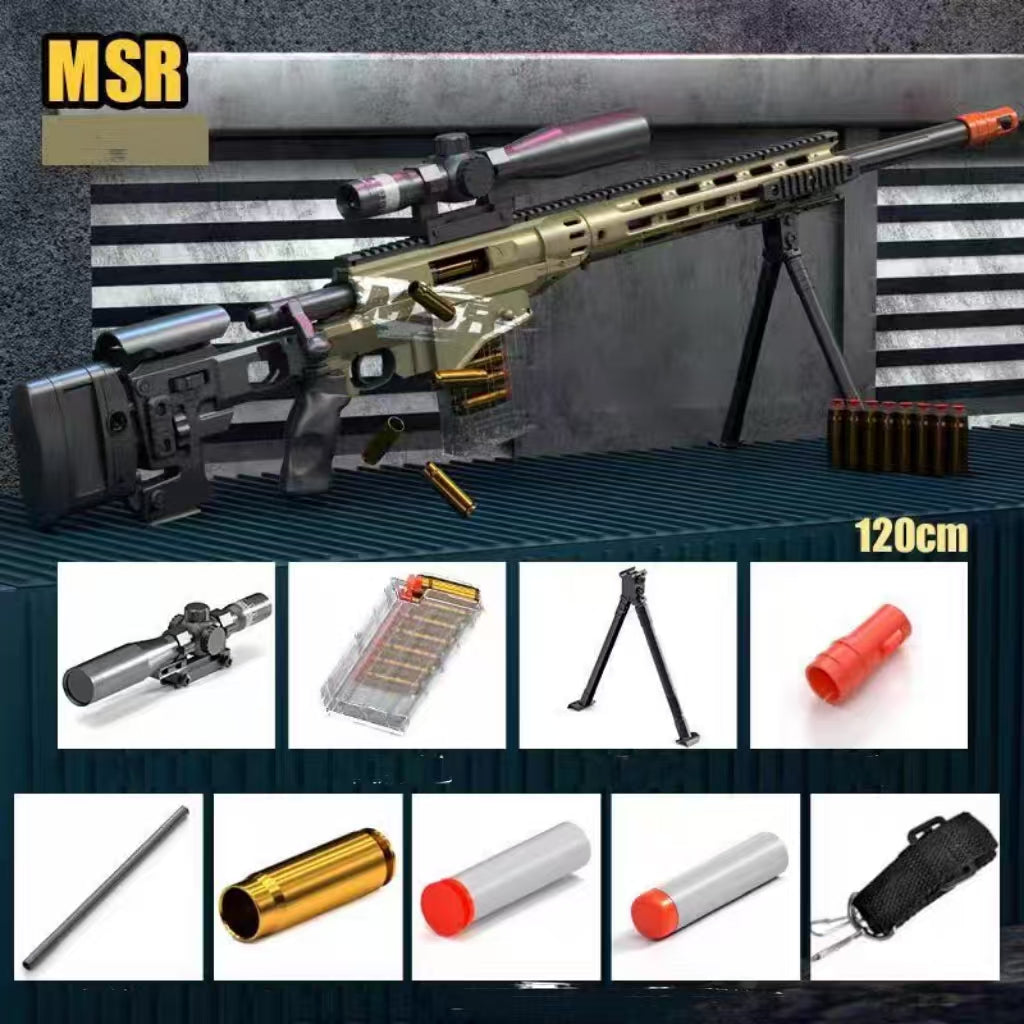 MSR Bolt Action Nerf Sniper With Bipod