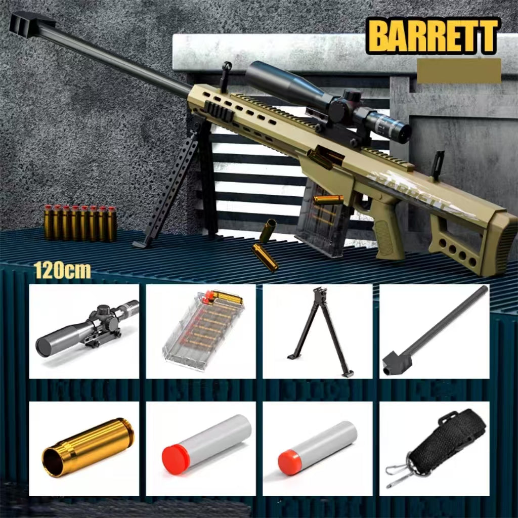 Barrett M107 Guns Nerf Sniper Rifle With Scope