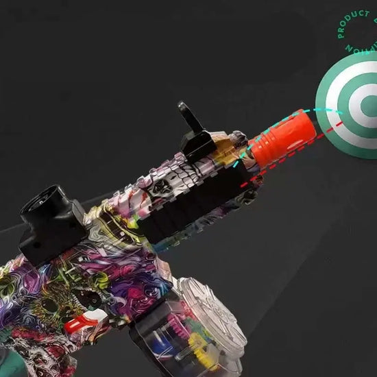 Mini Hopper Fed HK416 Orbeez Gun With Light