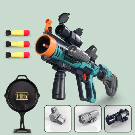 Plastic Tactical Frying Pan Nerf Rocket Launcher