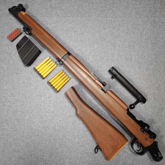 Wooden Lee Enfield Sniper Gel Blaster Rifle