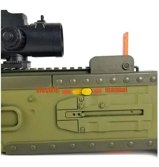 Tan M2 Machine Chain Gun Nerf Gun