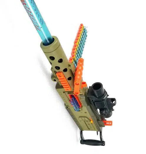 Tan Automatic M2 Chain Nerf Machine Gun
