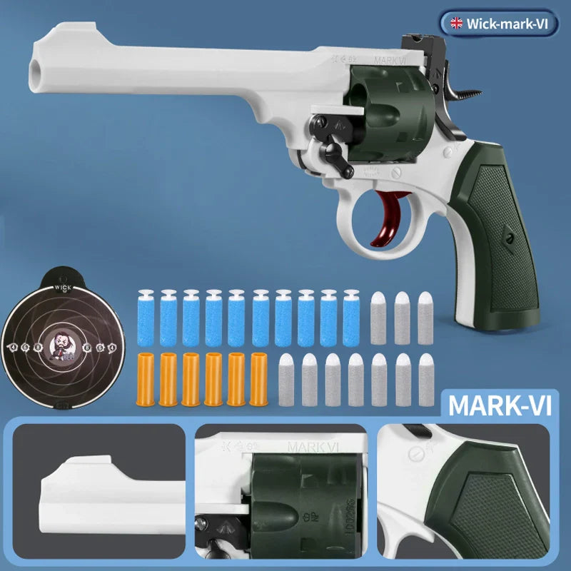 John Wick 4 MK6 Nerf Revolver