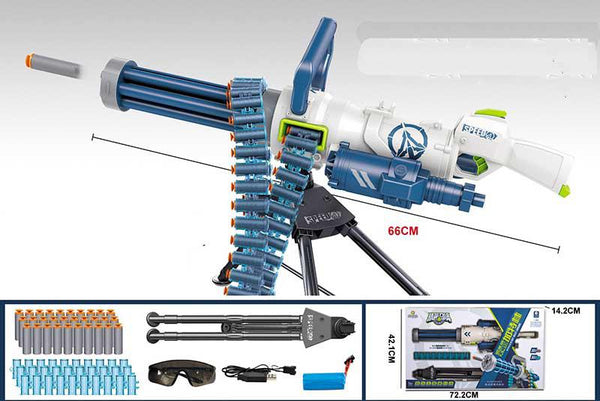 LH Dual Mode Belt Fed Gatling Nerf Machine Gun