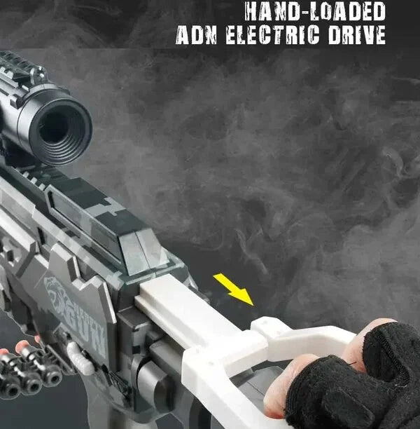 HK416 Belt Fed Assault Rifle Automatic Nerf Gun