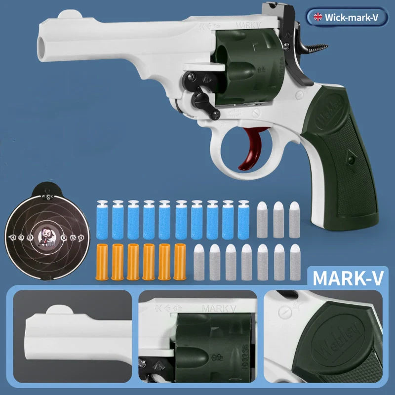 MK5 Revolver John Wick 4 Nerf Pistol