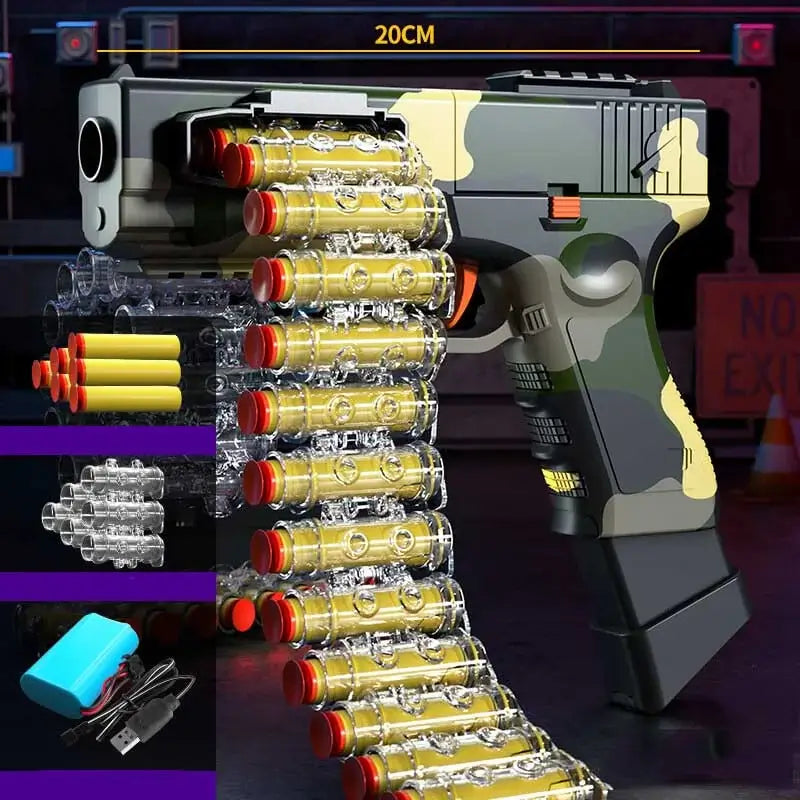 Belt Fed Dual Mode Shooting Glock Nerf Pistol