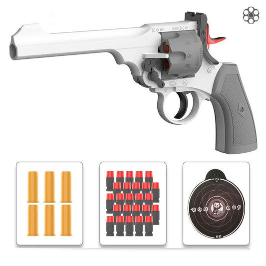 Mid-Fold Shell Throwing Wick Webley Nerf Gun Revolver