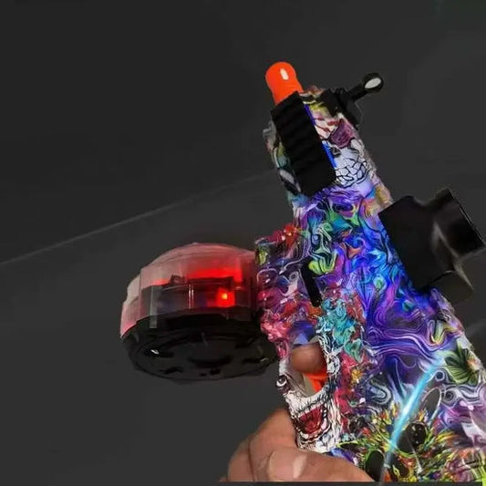 Mini HK416 Hopper Fed Rifle Orbeez Gun With Light