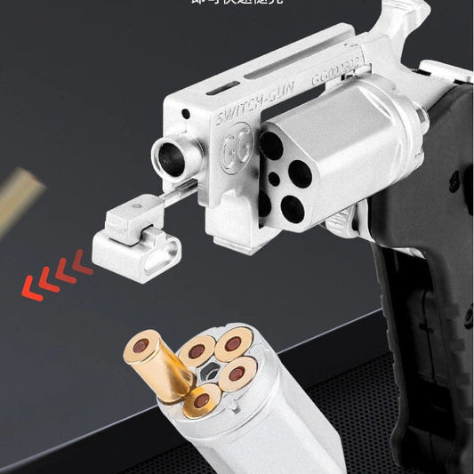Mini Switch-Gun Metal Revolver Toy Gun
