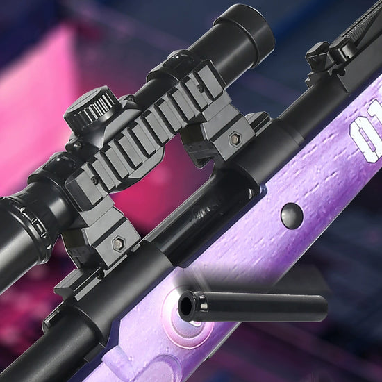 Purple Bolt Action Kar98k Sniper Rifle Nerf Guns