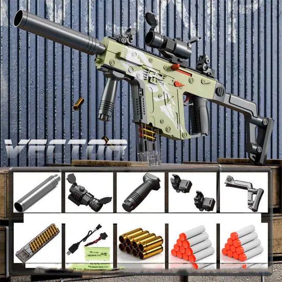 HD Full Auto Kriss Vector Dart Nerf SMG
