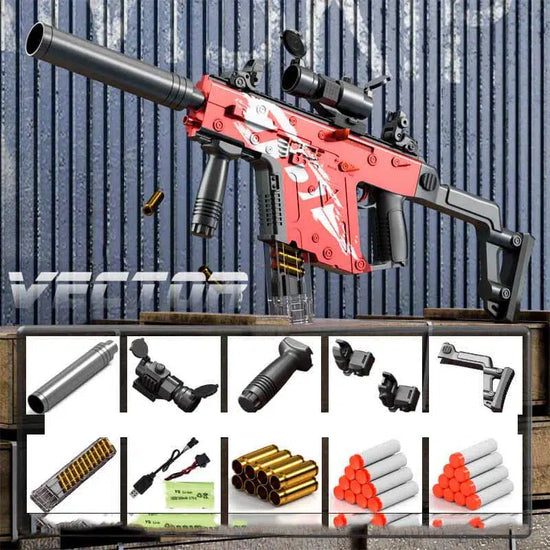 HD Full Auto Kriss Vector Dart Nerf SMG