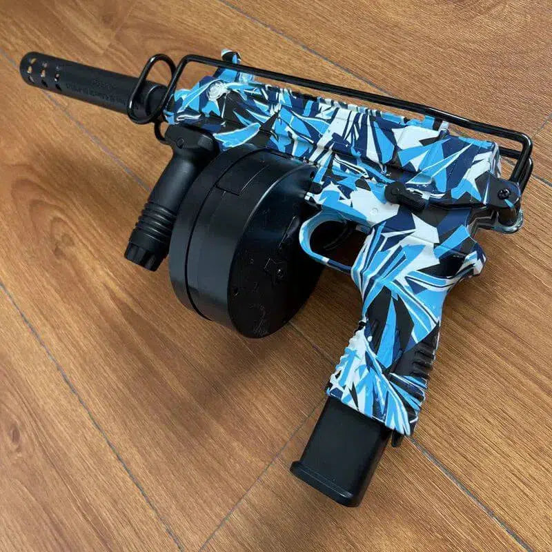 Electric Uzi SMG Orbeez Gun With Drum Magazine