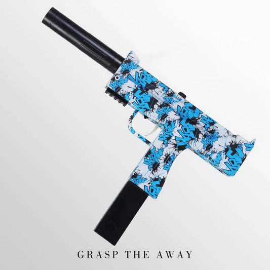 Blue Graffiti MAC10 Toy Guns SMG Orbeez Gun