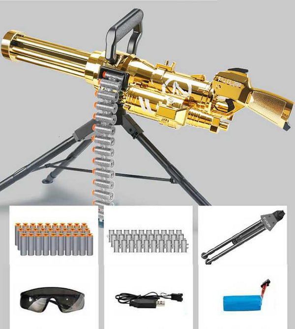 LH Dual Mode Belt Fed Gatling Nerf Machine Gun