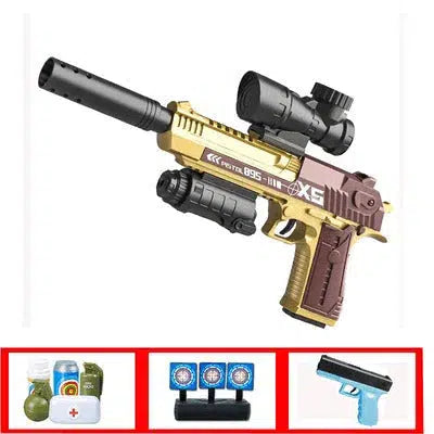 Desert Eagle Pistol Orby Gun With Target Set