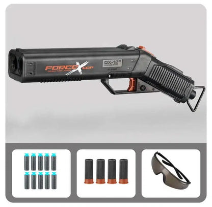 DX-12 Shotgun Double Barrel Nerf Punisher Gun