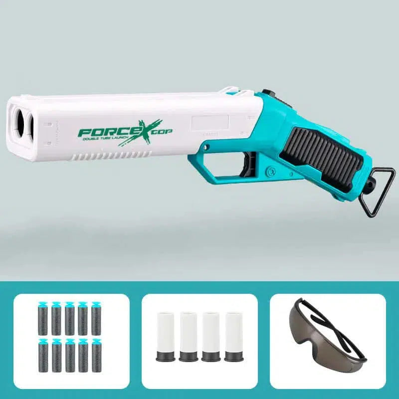 DX-12 Shotgun Double Barrel Nerf Punisher Gun