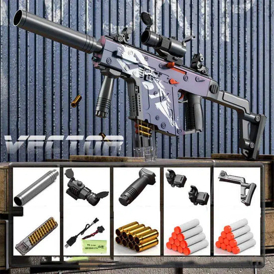 HD Full Auto Kriss Vector Dart Nerf SMG