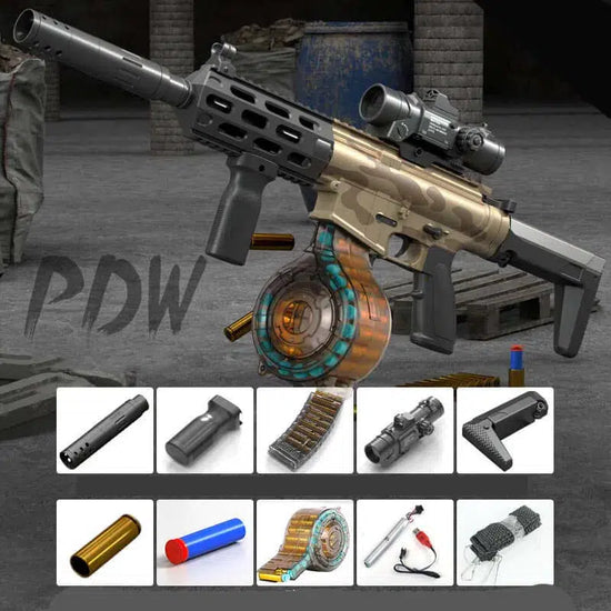 PDW Honey Badger Nerf Rifle With Dual Mag