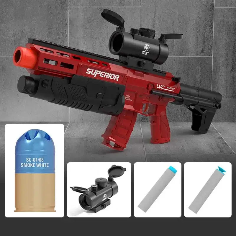 5-Shot Telescoping Stock PDX Howitzer Nerf Rocket Launcher