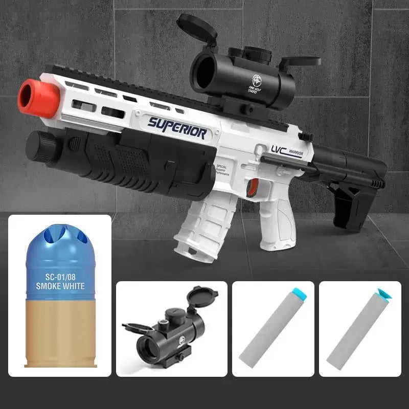 5-Shot Telescoping Stock PDX Howitzer Nerf Rocket Launcher