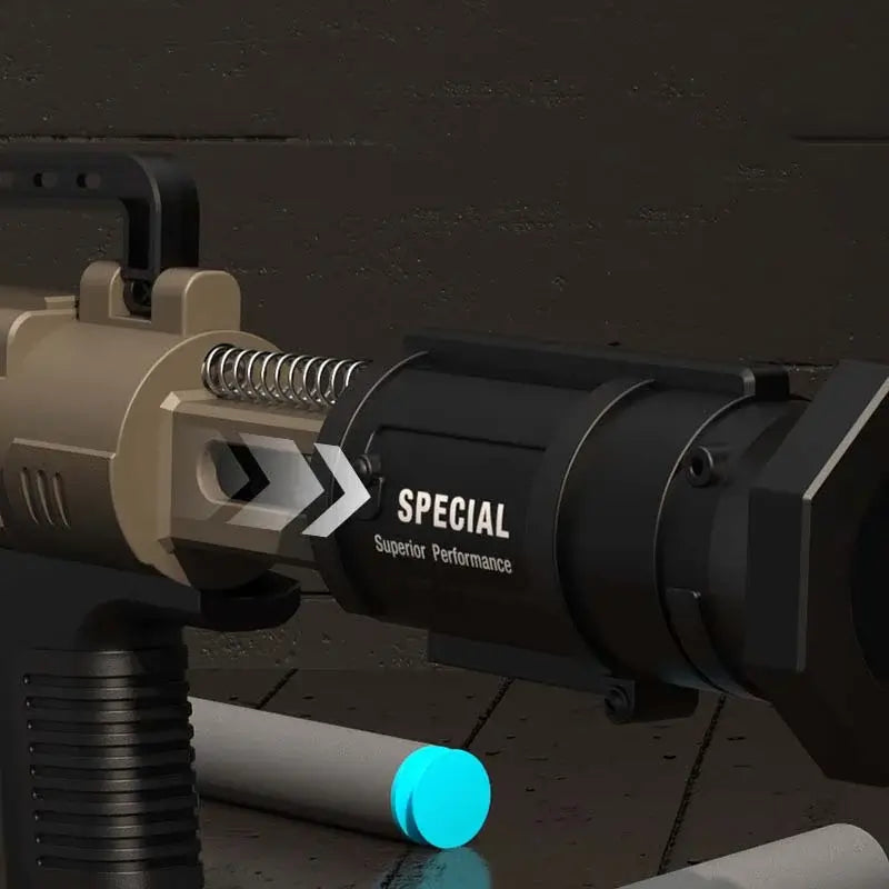 RPG Manual Nerf Bazooka Quick-Load Mechanism