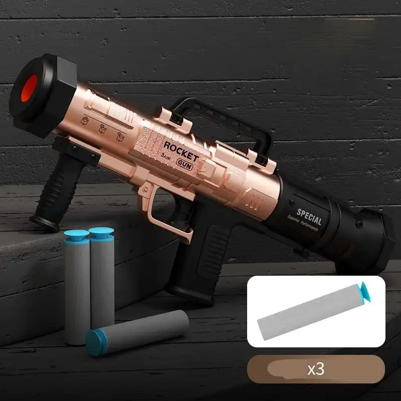 RPG Manual Nerf Bazooka Quick-Load Mechanism